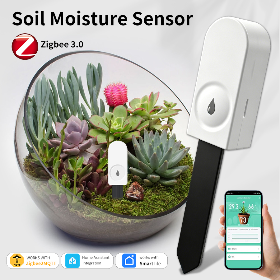 Smart Garden Products - Smart ZigBee Soil Moisture Sensor Temperature