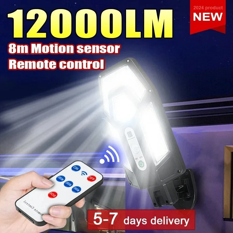Smart Garden Lamp - 12000LM Powerful Solar Wall Lamp with