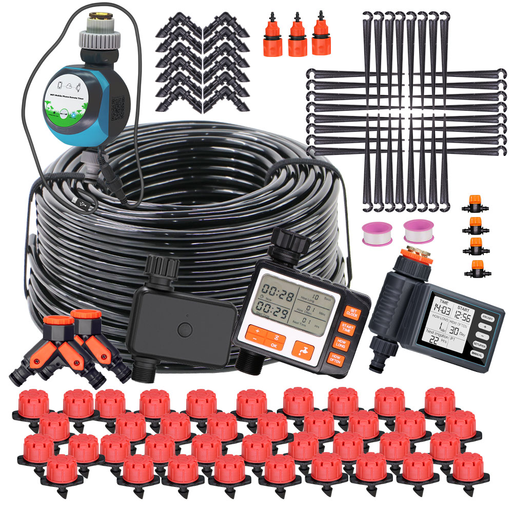 Yoocaa Smart Garden - 50-5M 1/4'' Hose Adjustable Drippers Automatic