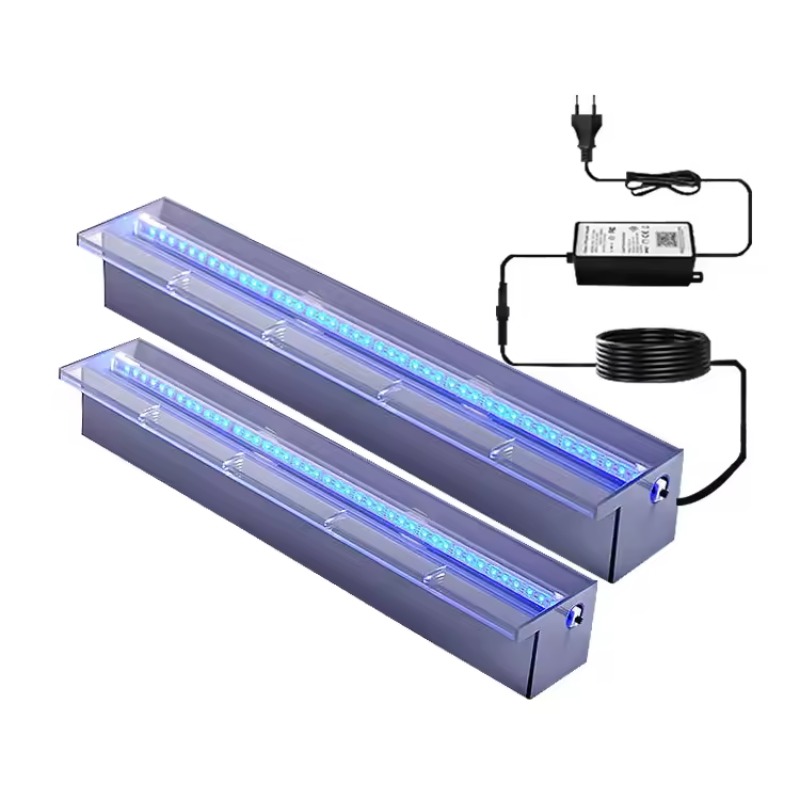 Smart Garden Lamp - Acrylic Sheer Descent Waterfall Wall Fountain