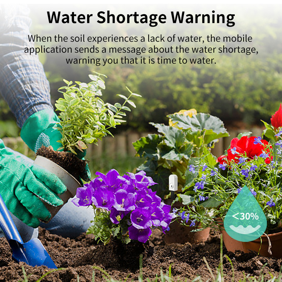 Smart ZigBee Soil Moisture Sen - Smart Garden Products 评论和价格