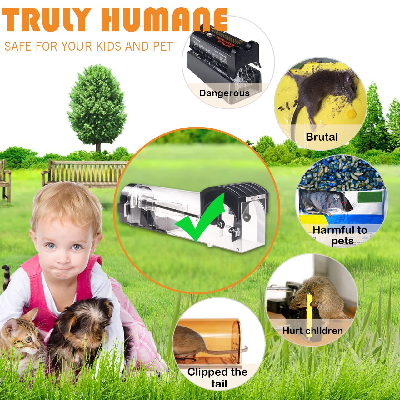 Safe Firm Humane Reusable Plas - Smart Garden Products 评论和价格