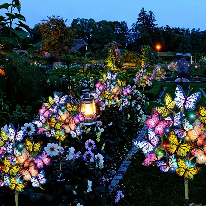 Solar LED Butterfly Garden Lig - Smart Garden Lamp 评论和价格