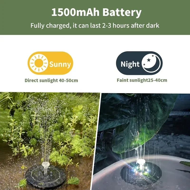 Fountain Light 7 Colors LED Li - Smart Garden Lamp 评论和价格