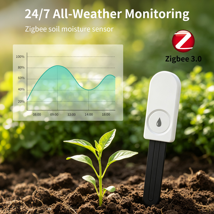 Smart ZigBee Soil Moisture Sen - Smart Garden Products 评论和价格