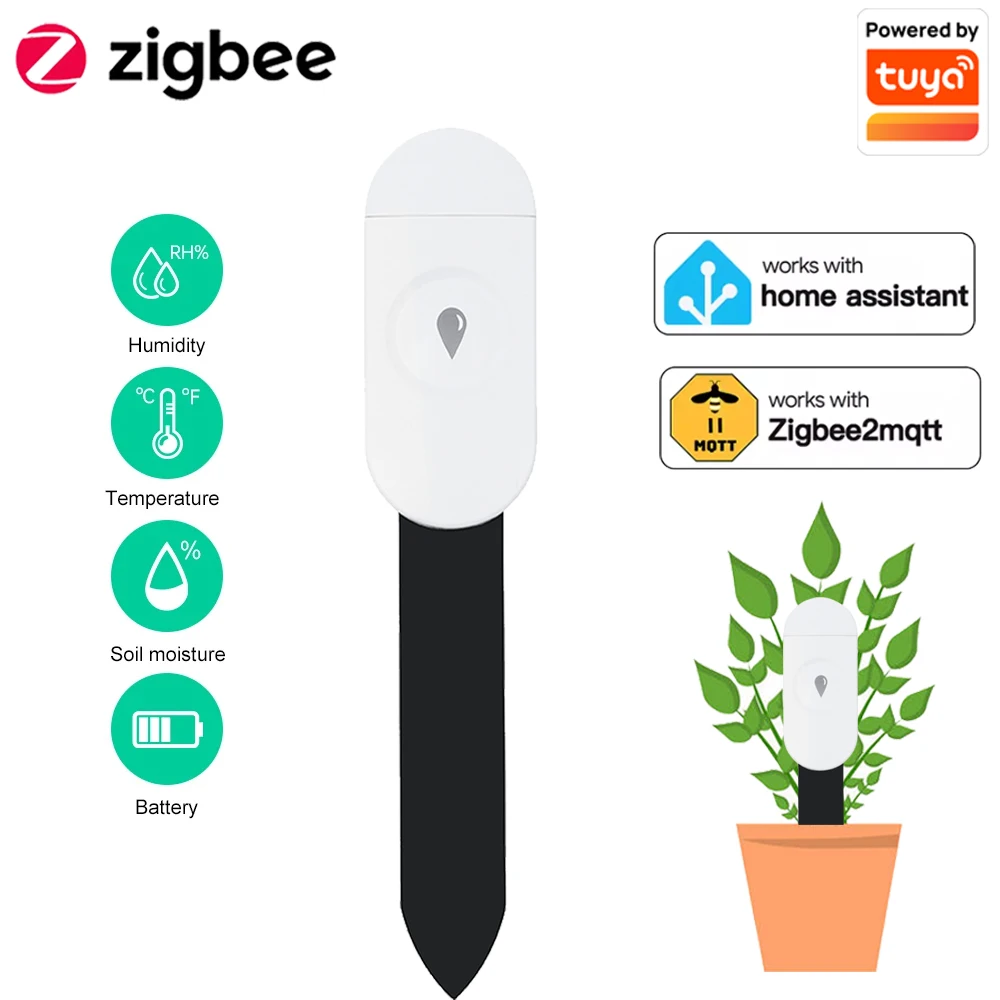 Tuya Zigbee Temperature Humidi - Smart Garden Products 评论和价格