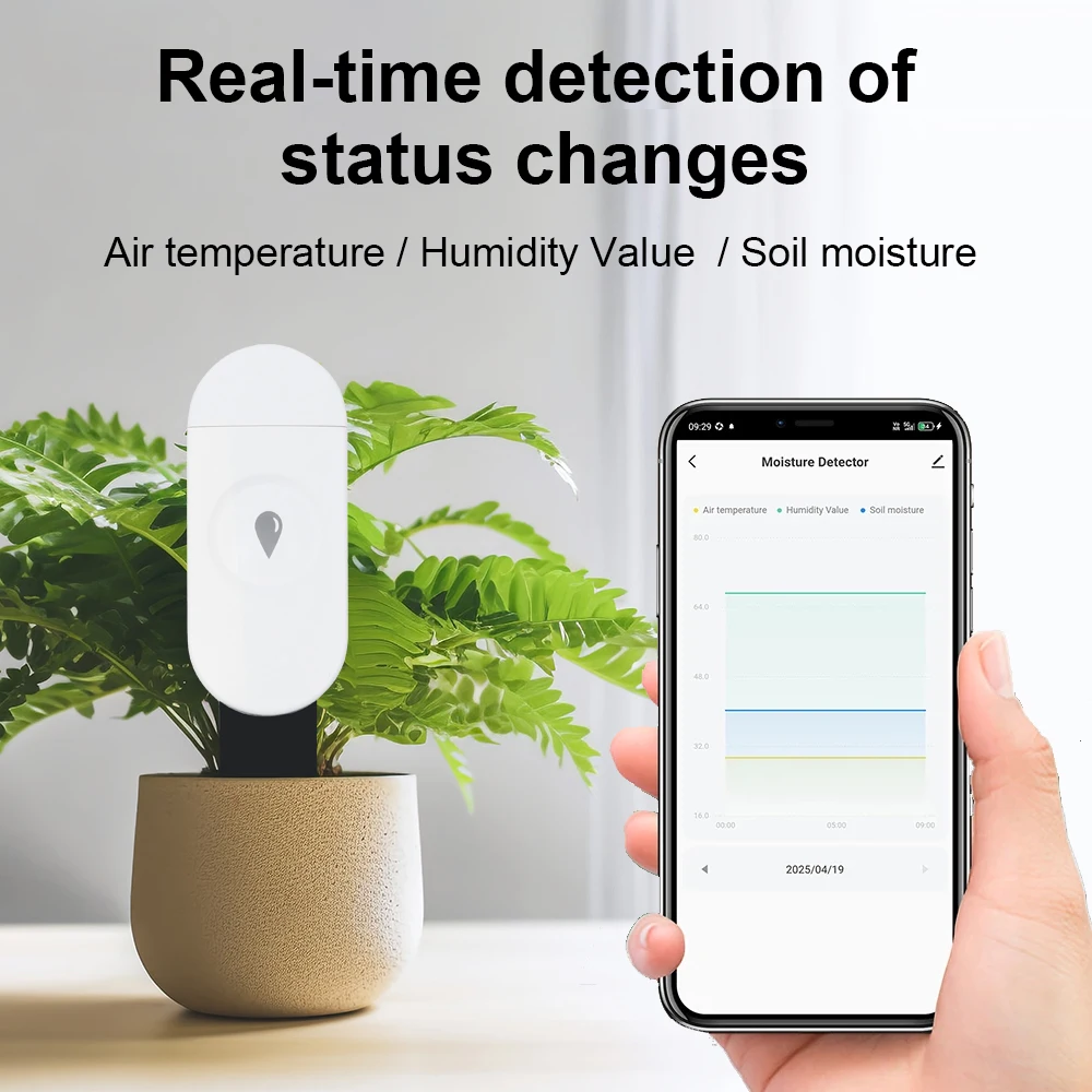 Tuya Zigbee Temperature Humidi - Smart Garden Products 评论和价格