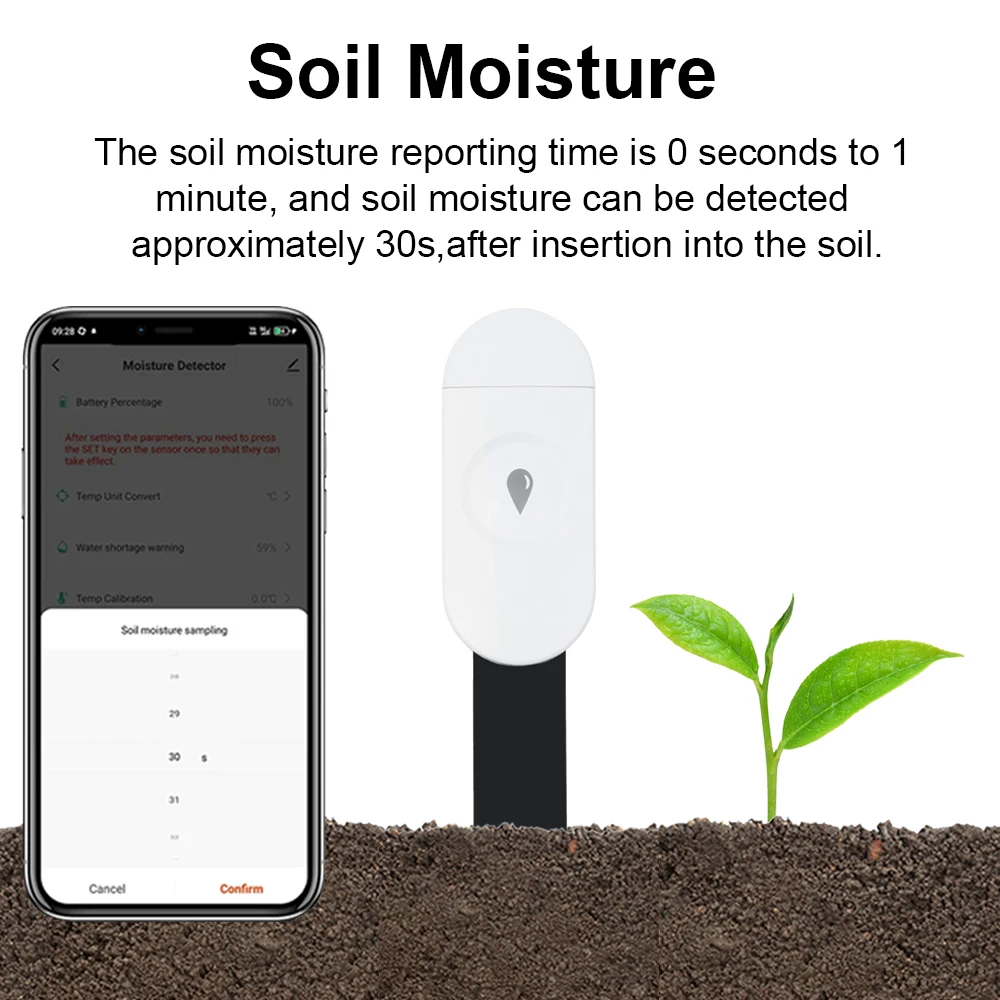 Tuya Zigbee Temperature Humidi - Smart Garden Products 评论和价格