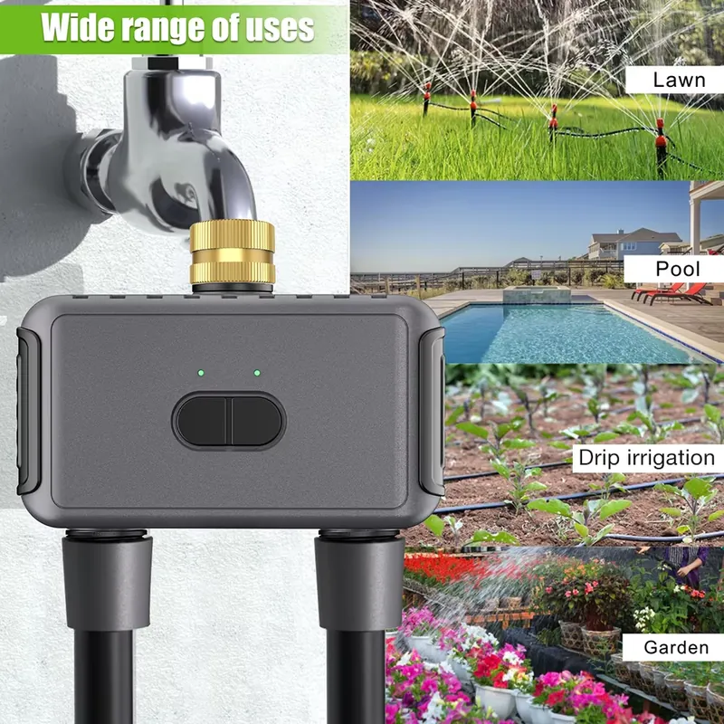 WAP01 WiFi APP Control Dual Ho - Smart Garden Water Timer 评论和价格