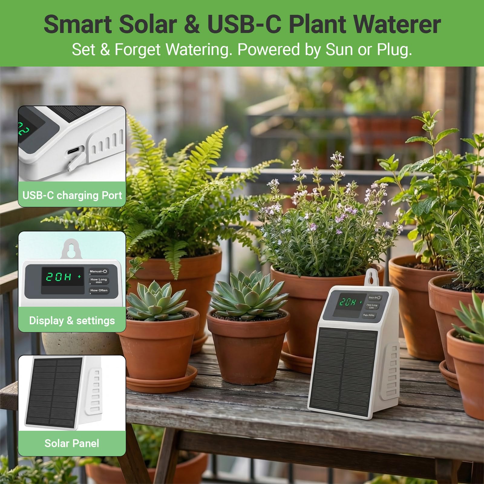 Upgraded Solar Drip Irrigation - Yoocaa Smart Garden 评论和价格