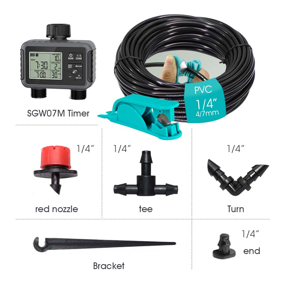 Dual Zone Independent Display  - Smart Garden Water Timer 评论和价格