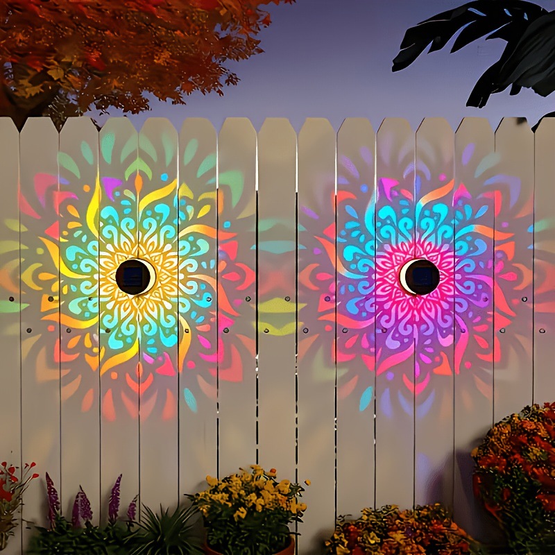 Solar LED Wall Light Mandala P - Smart Garden Lamp 评论和价格