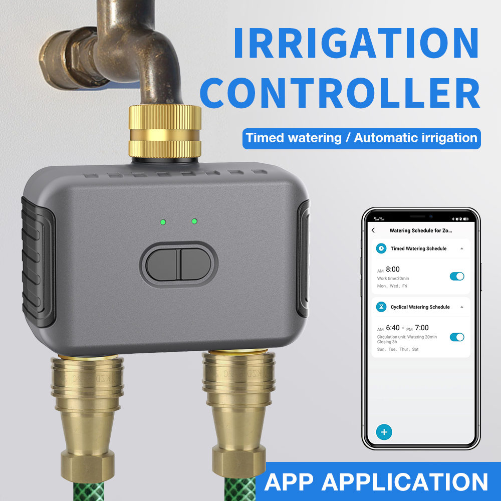 Tuya 2 Zone Watering Timer Gar - Smart Garden Water Timer 评论和价格