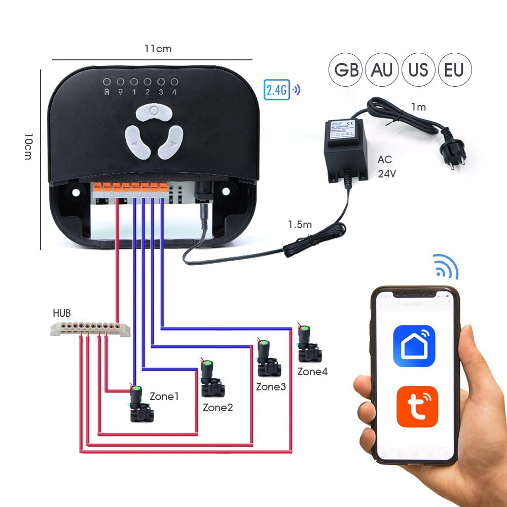 Garden Hose Solenoid Valve Con - Smart Garden Products 评论和价格